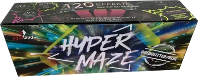 Hypermaze Goldglitter Blue