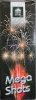 Mega Shots - Rot Blau zu Golden Glitter
