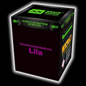Rauchkometen Batterie Lila